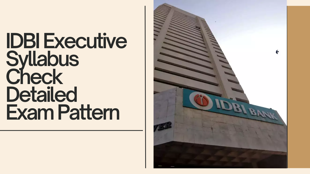 IDBI Executive Syllabus