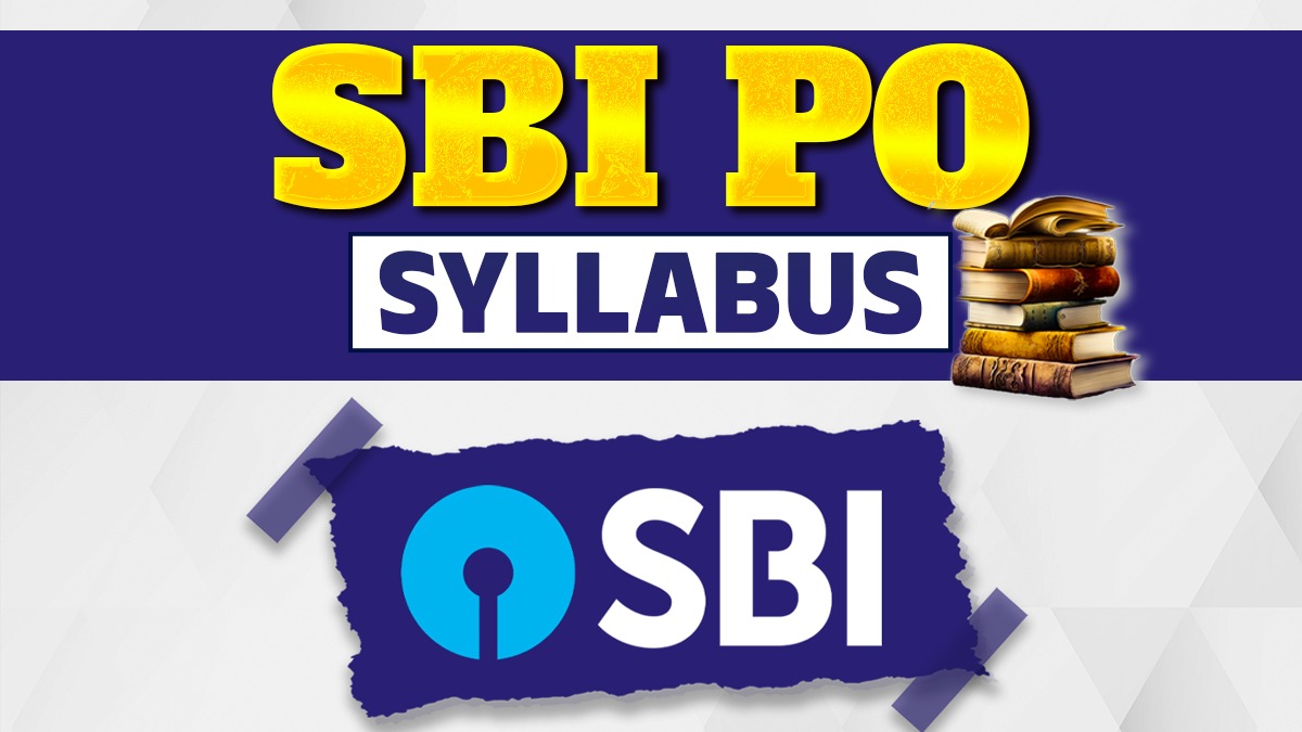 SBI PO Syllabus