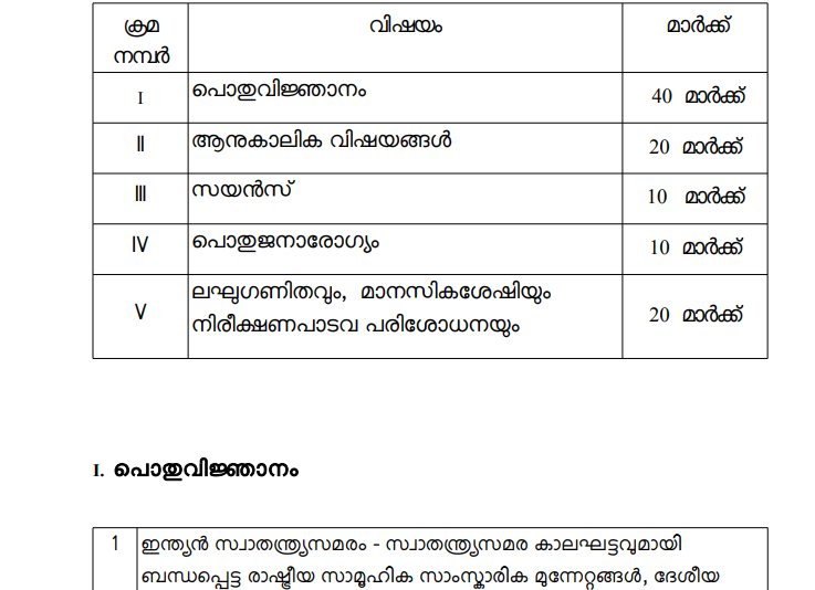 lgs syllabus