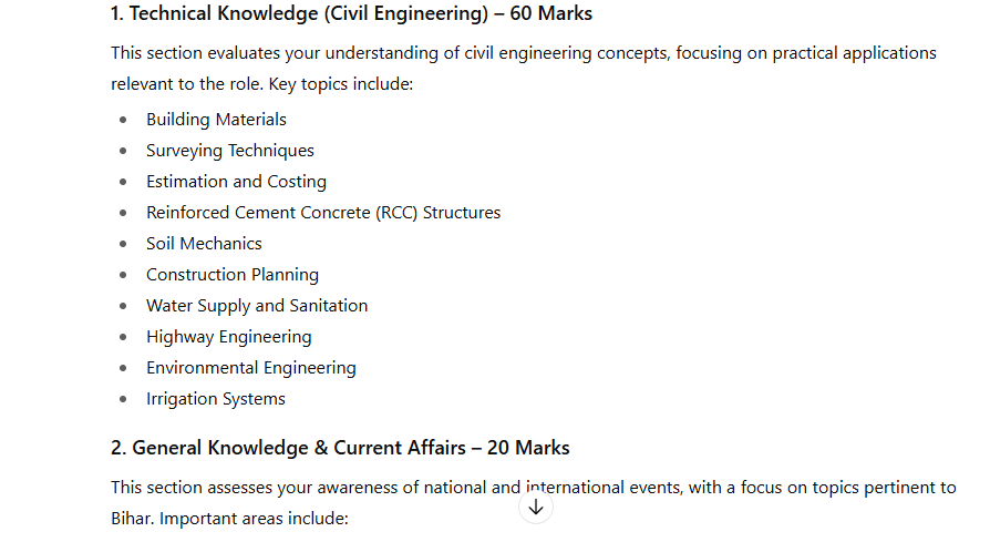 bstc work inspector syllabus 2025