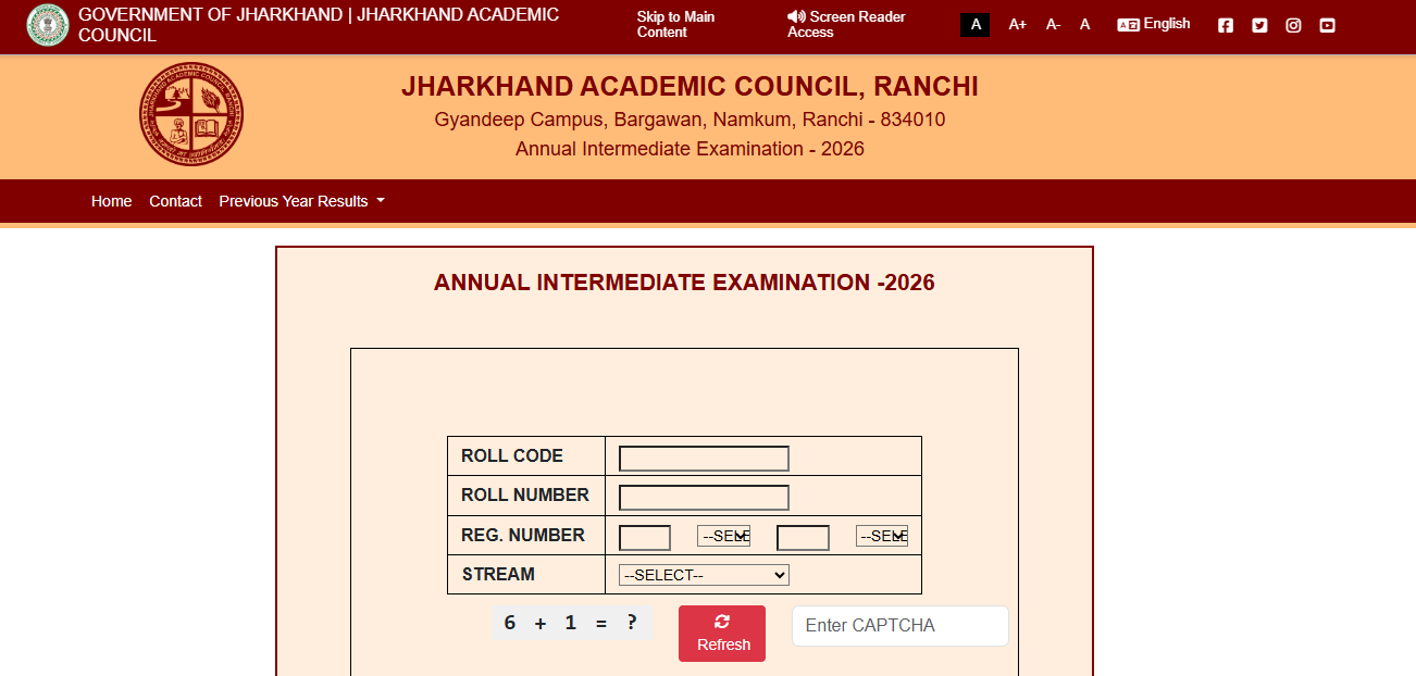 jac 12th result 2026
