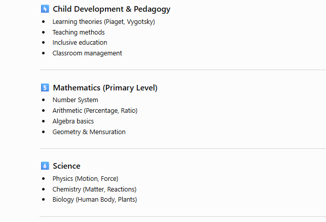 jharkhand para teacher syllabus