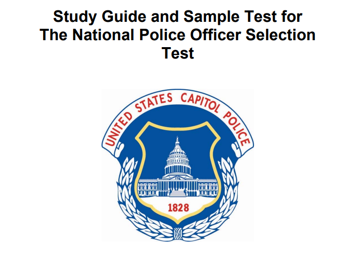 us police officer exam syllabus