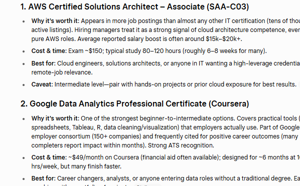 online certification course