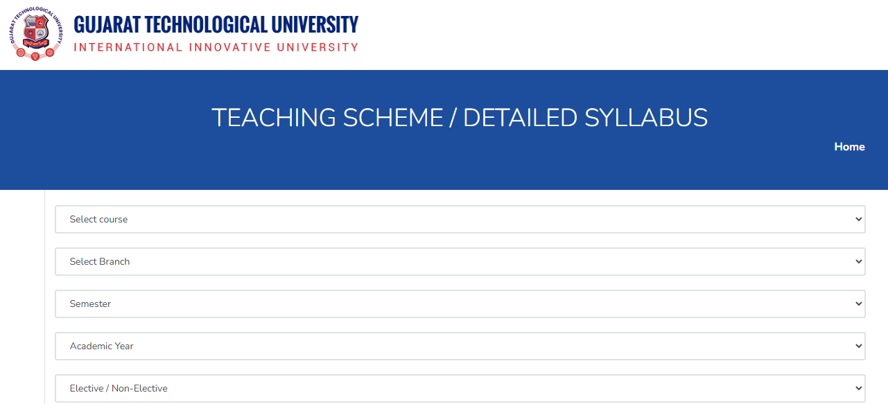 gtu diploma syllabus
