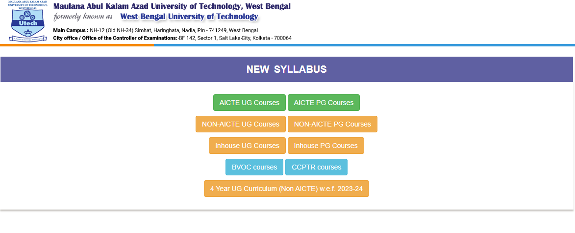 Makaut Syllabus 2026